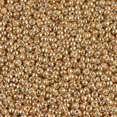 11/0 Miyuki Seed Beads Gold Galvanized #1052